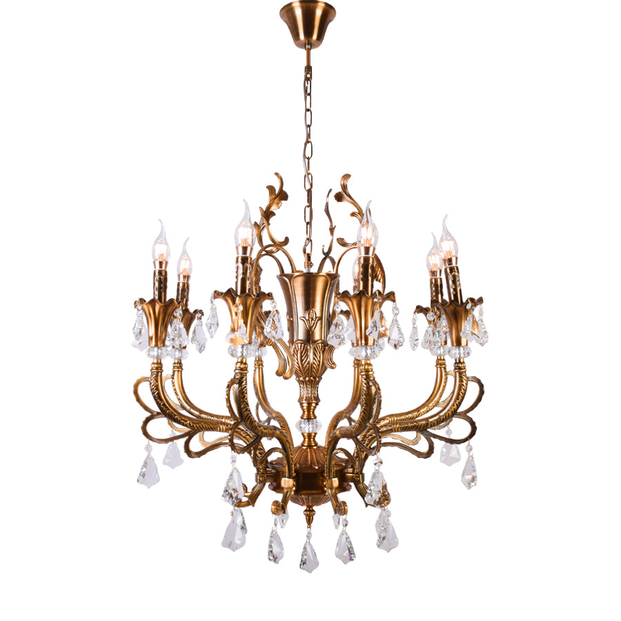 Antique store bronze chandelier
