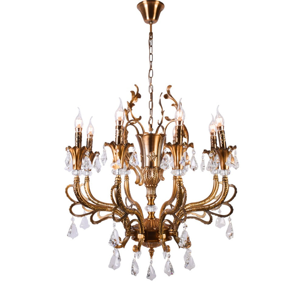 Antique Bronze Chandelier - 8 Light