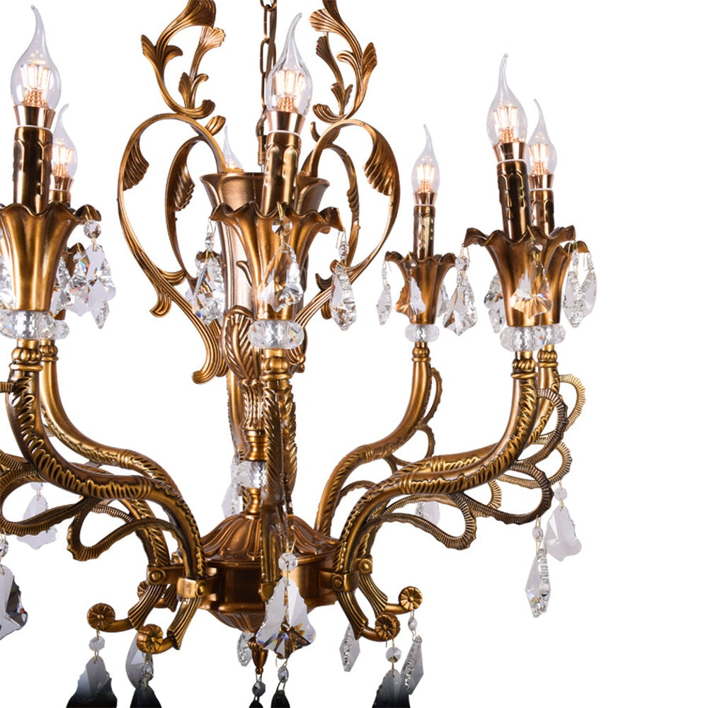 Antique Bronze Chandelier - 8 Light