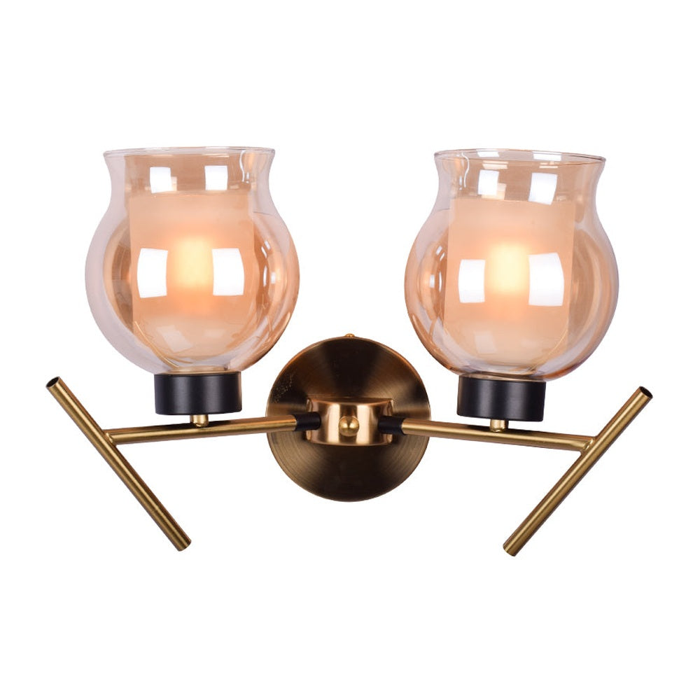 Harmony Dual Glass Wall Light - 2 Light