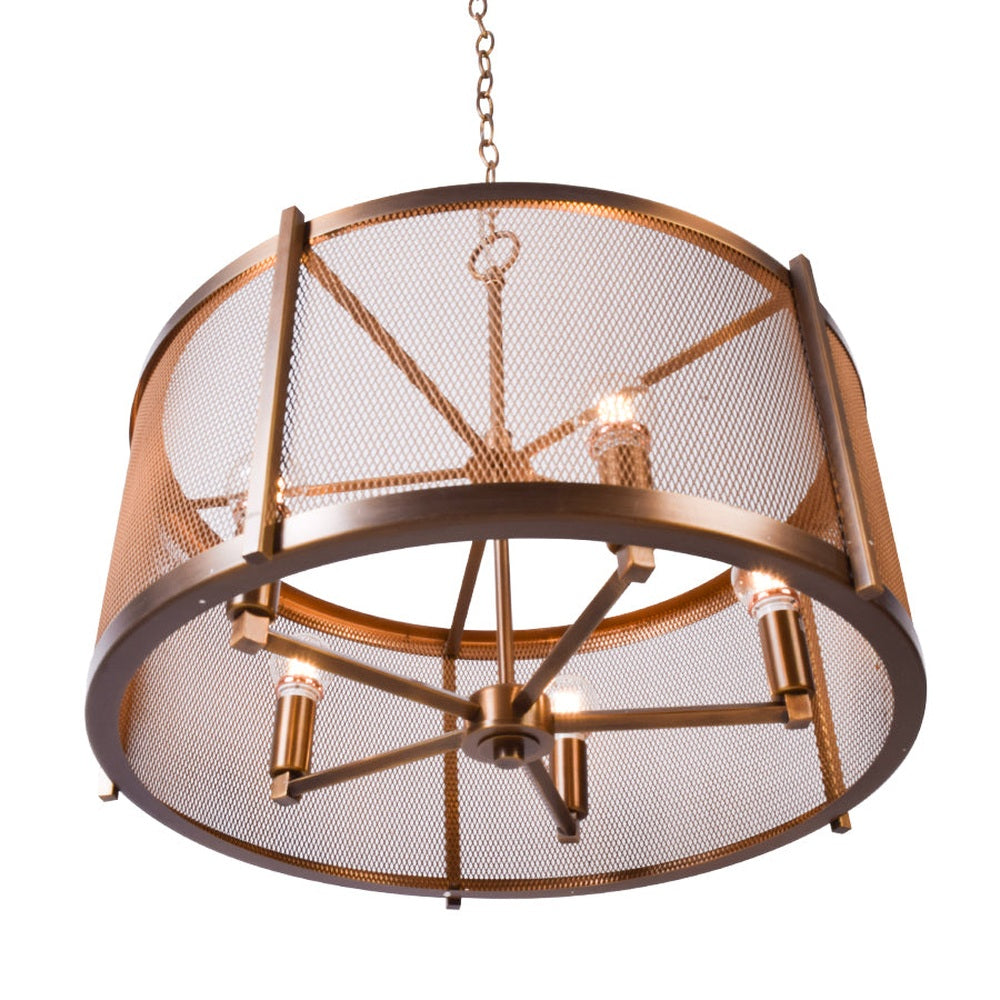 Drum Cage Chandelier