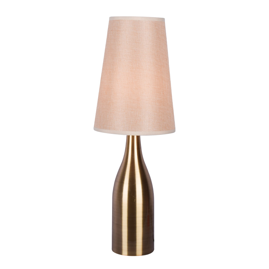 Modern Cylinder Matt Gold Table Lamp