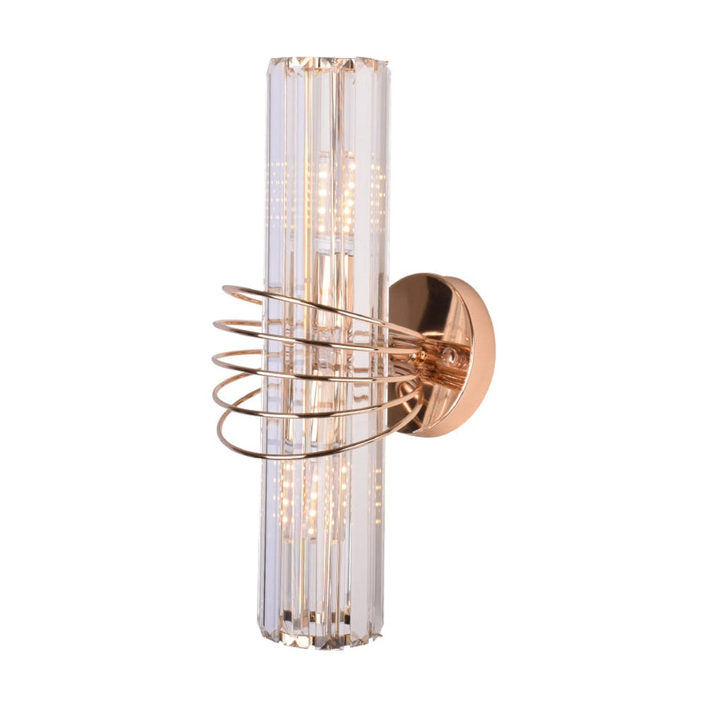 Gold Clasp Wall Light