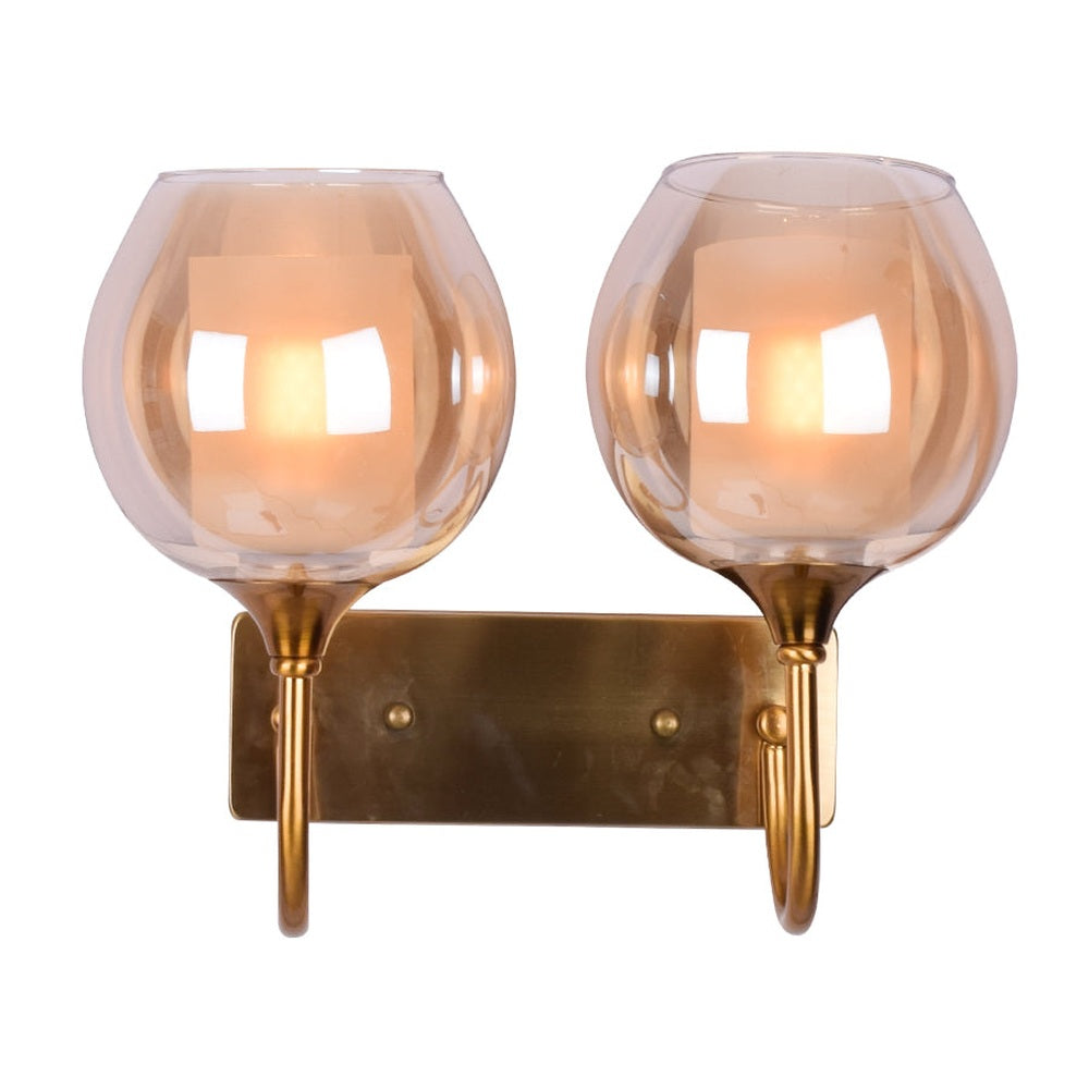 Diner Dual Shade Wall Light - 2 Light