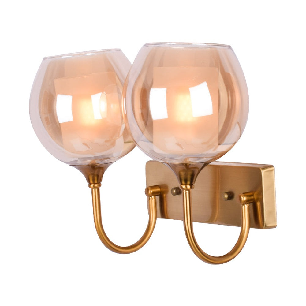 Diner Dual Shade Wall Light - 2 Light