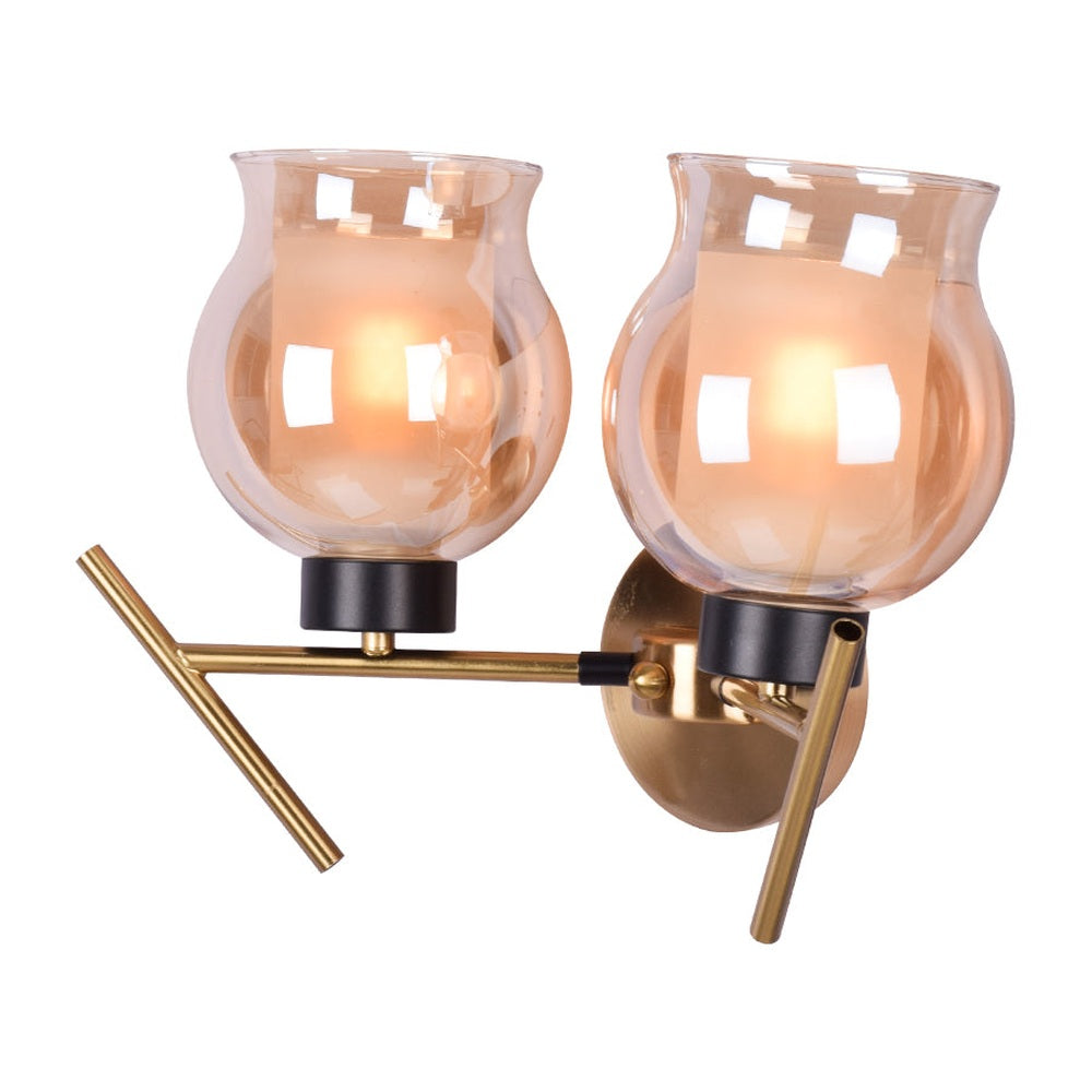 Harmony Dual Glass Wall Light - 2 Light