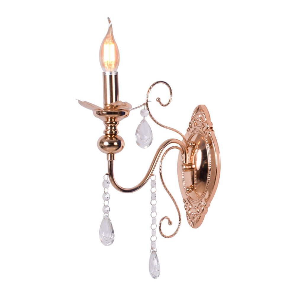 Glamour Wall Light with Crystals