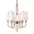 Palace Fantasy Chandelier with Crystal Droplets