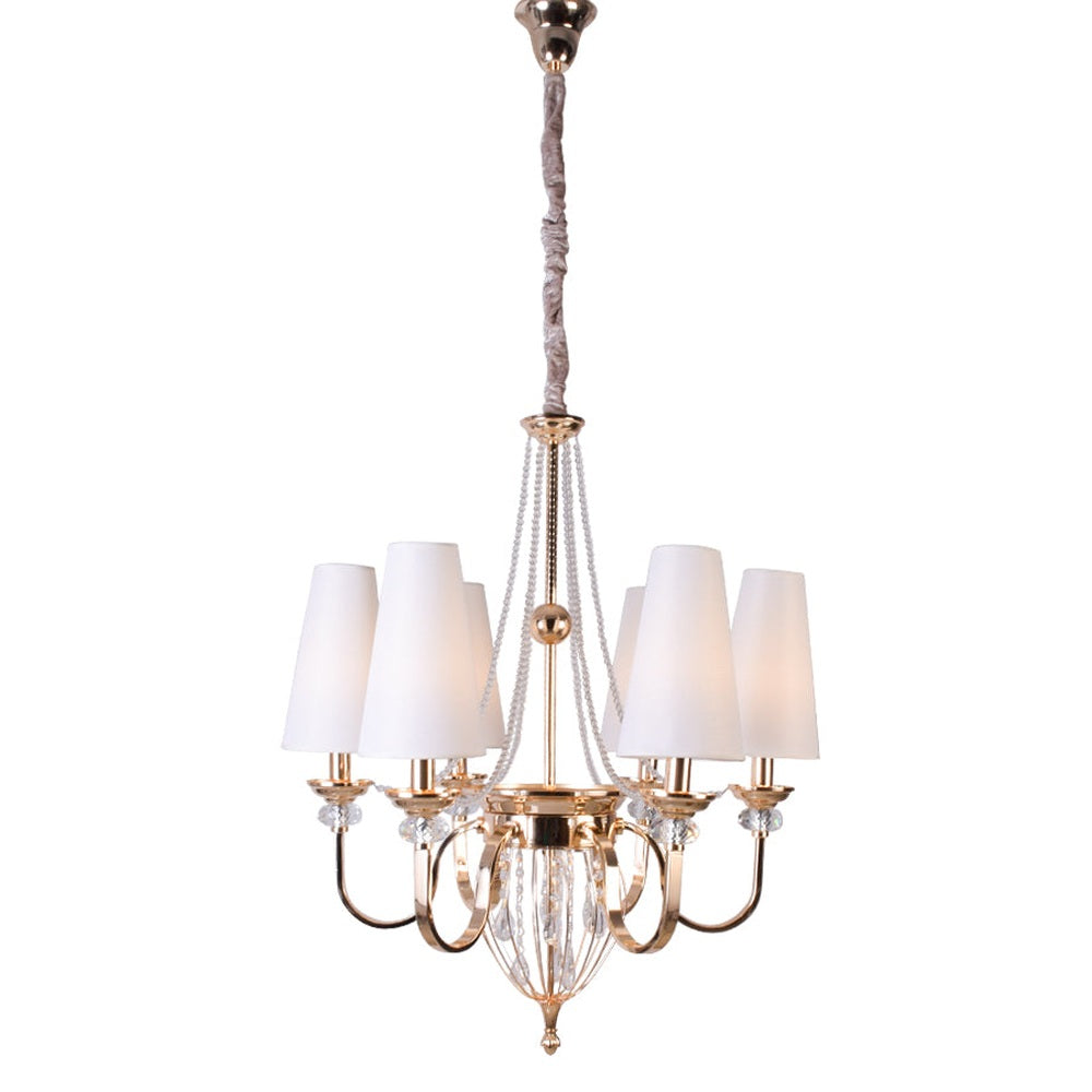 Palace Fantasy Chandelier with Crystal Droplets