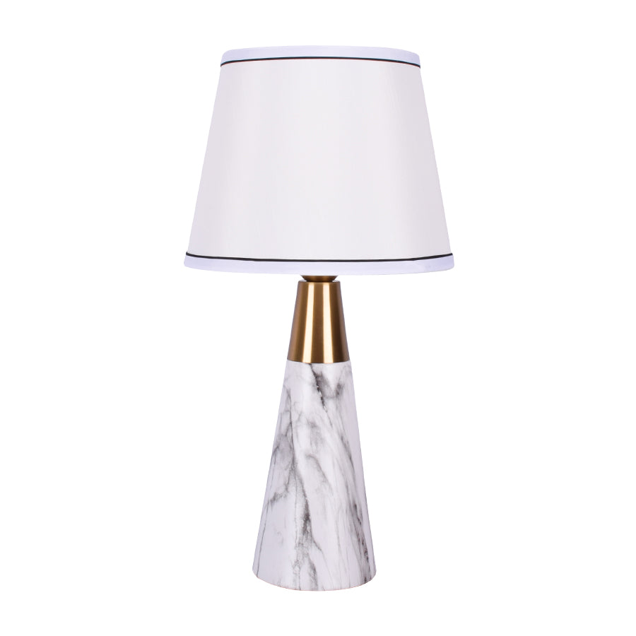 Erika Cone Table Lamp, White