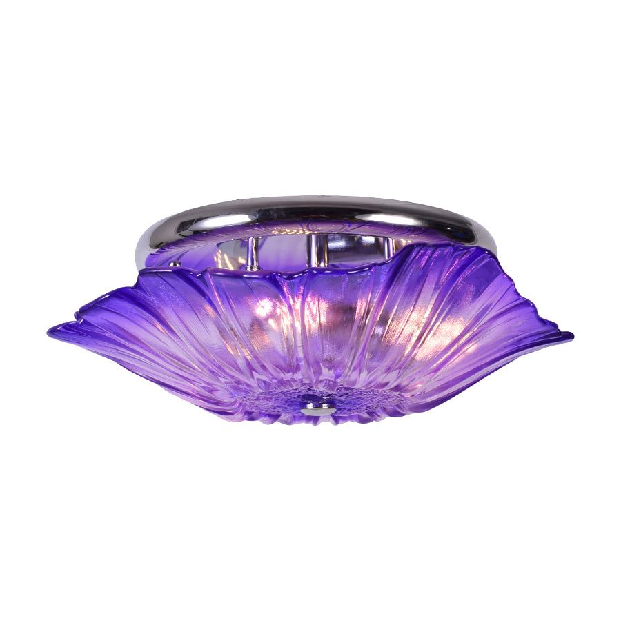 Flower ceiling outlet light fixture