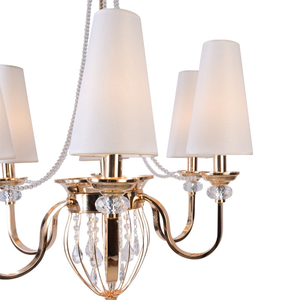 Palace Fantasy Chandelier with Crystal Droplets