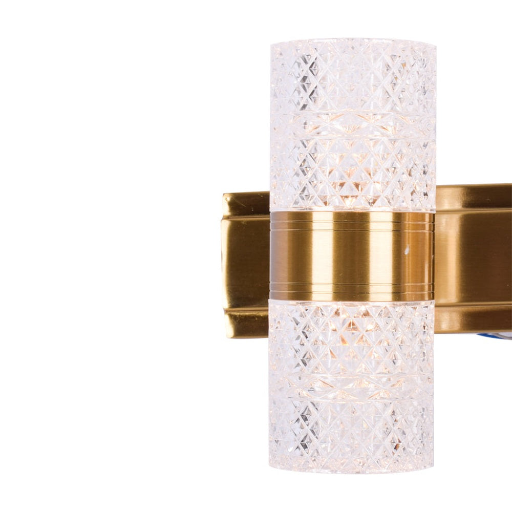 Mercer Crystal Glass Mirror or Picture Light (4 Light)