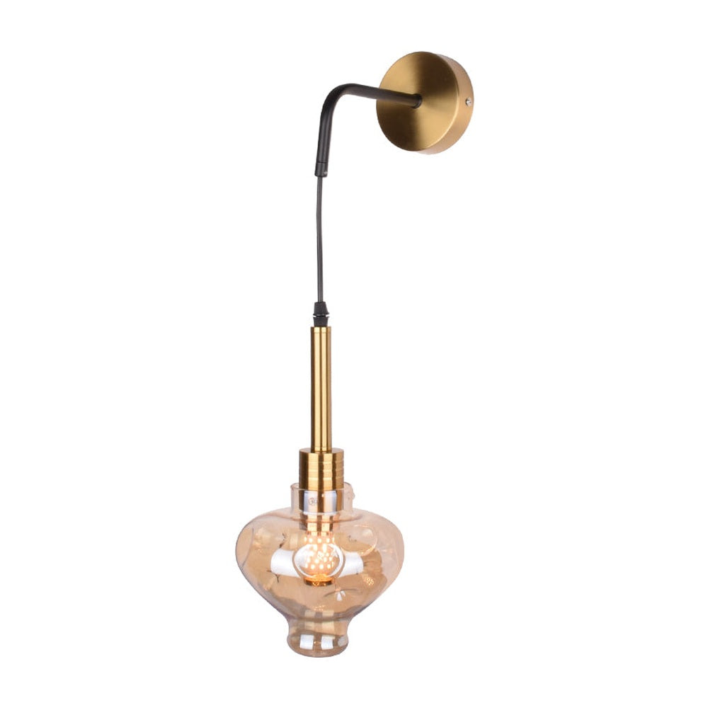 Amber Drop Wall Light