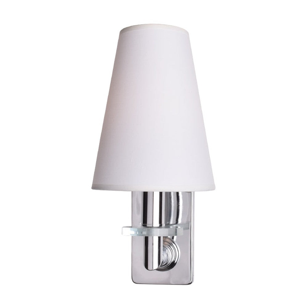 Silver Glow Wall Light