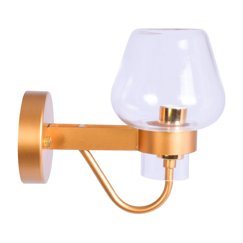 Matt Gold Wall Light - 1 Light-Starry Night