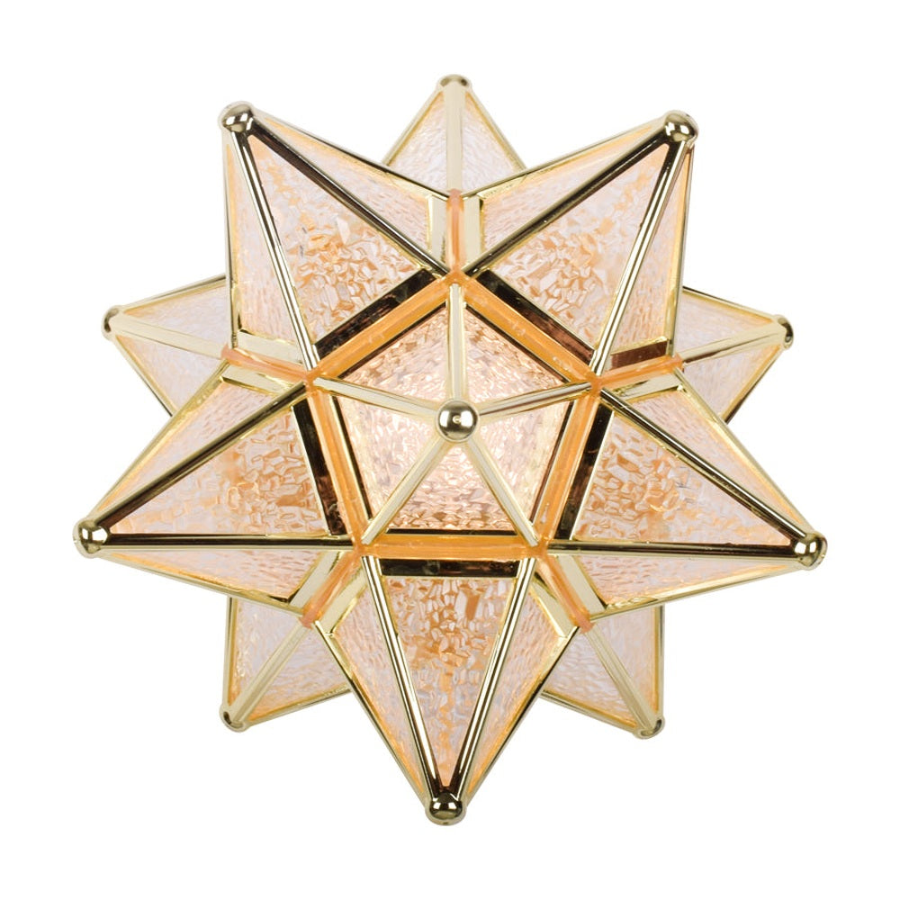 Star Gold Ceiling Light