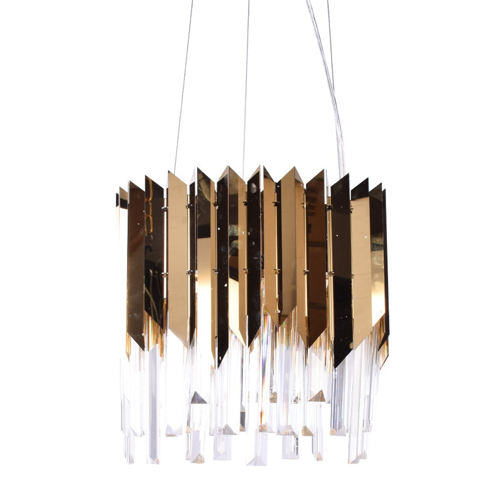 Gold Plated LED Pendant Light