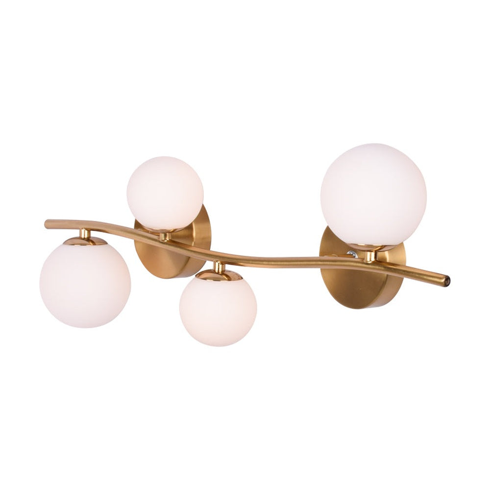 Modern Globe Minimalist Wall Light - 4 Light