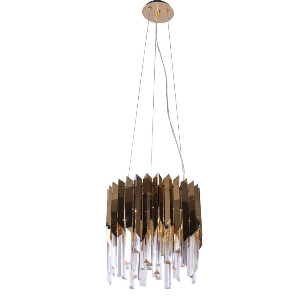 Gold Plated LED Pendant Light