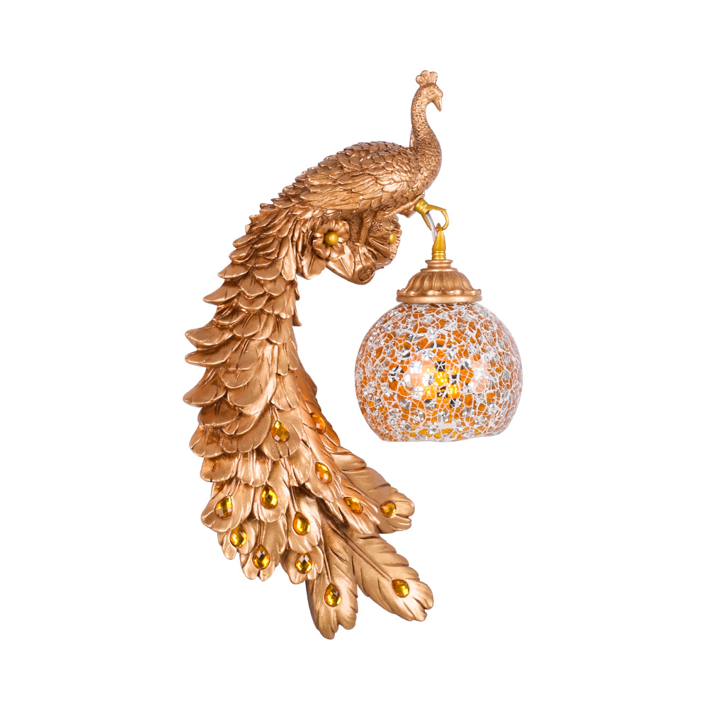 Peacock Wall Light (Right)