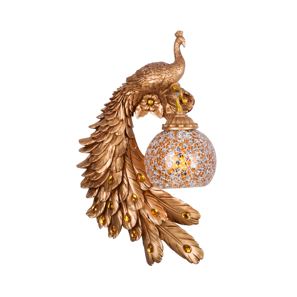 Peacock Wall Light (Right)