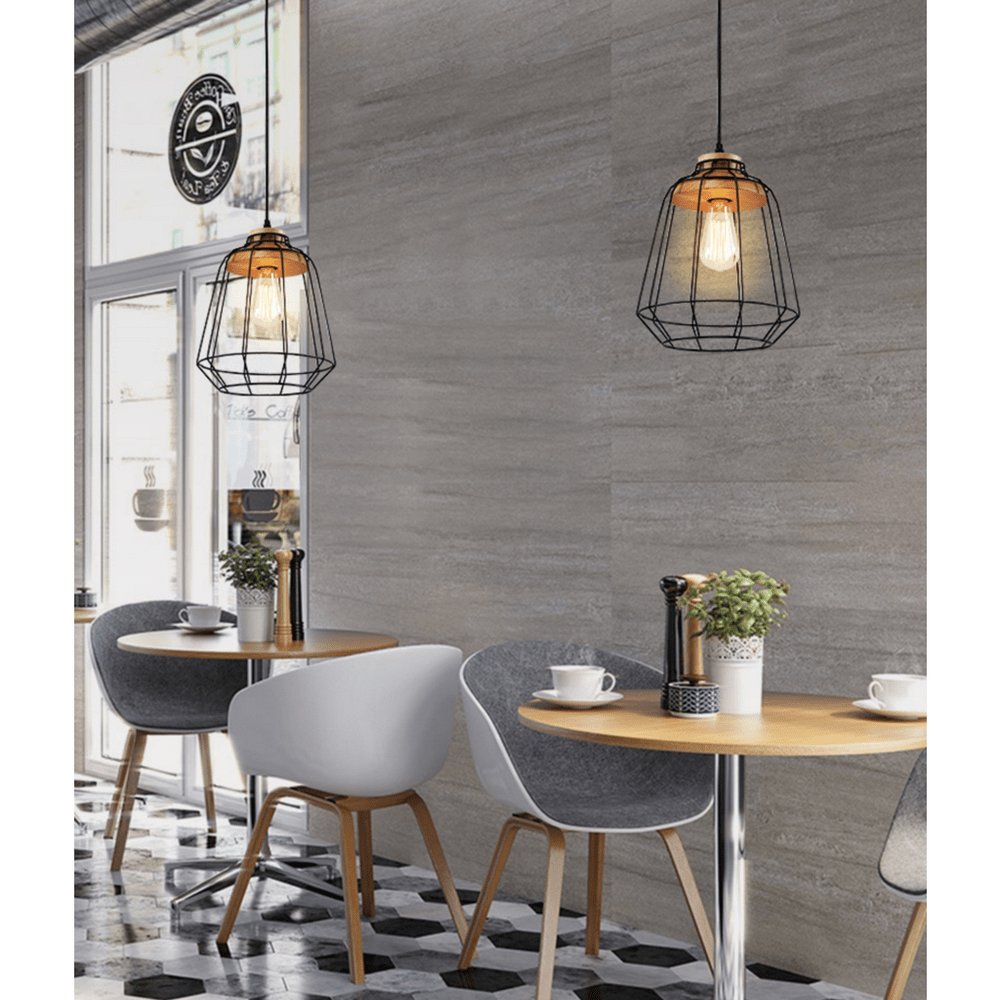 Modern Vintage Victorian Bronze Metal Ceiling Pendant Light-Starry Night