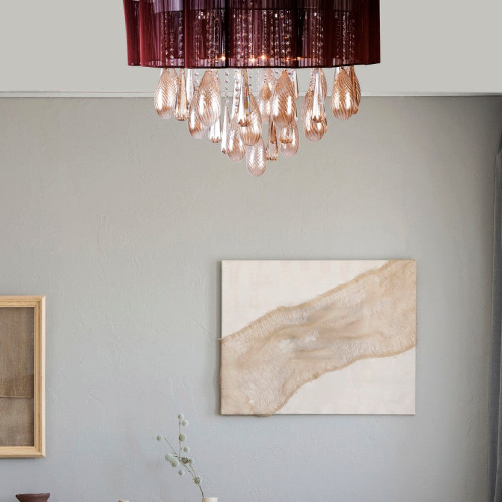 Float Frame Droplets Ceiling Light