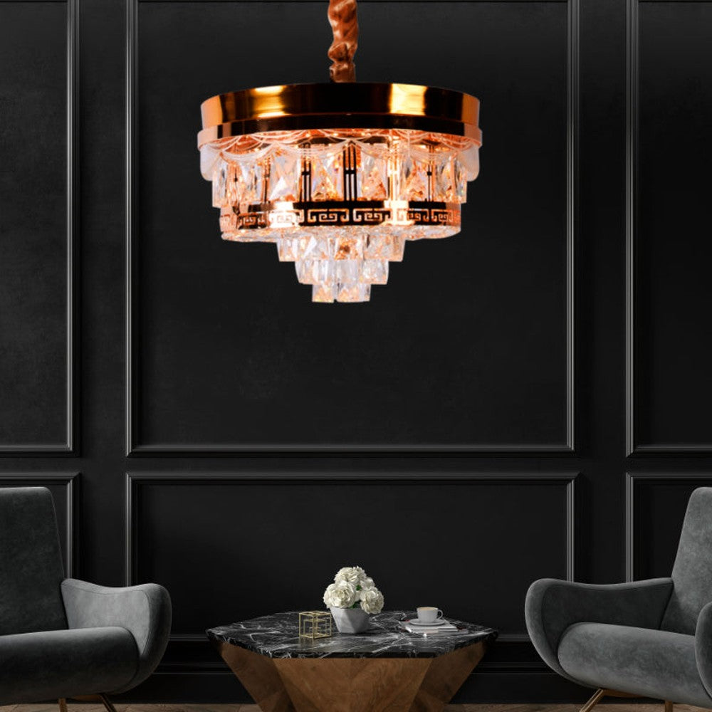 Mini LED Round Chandelier