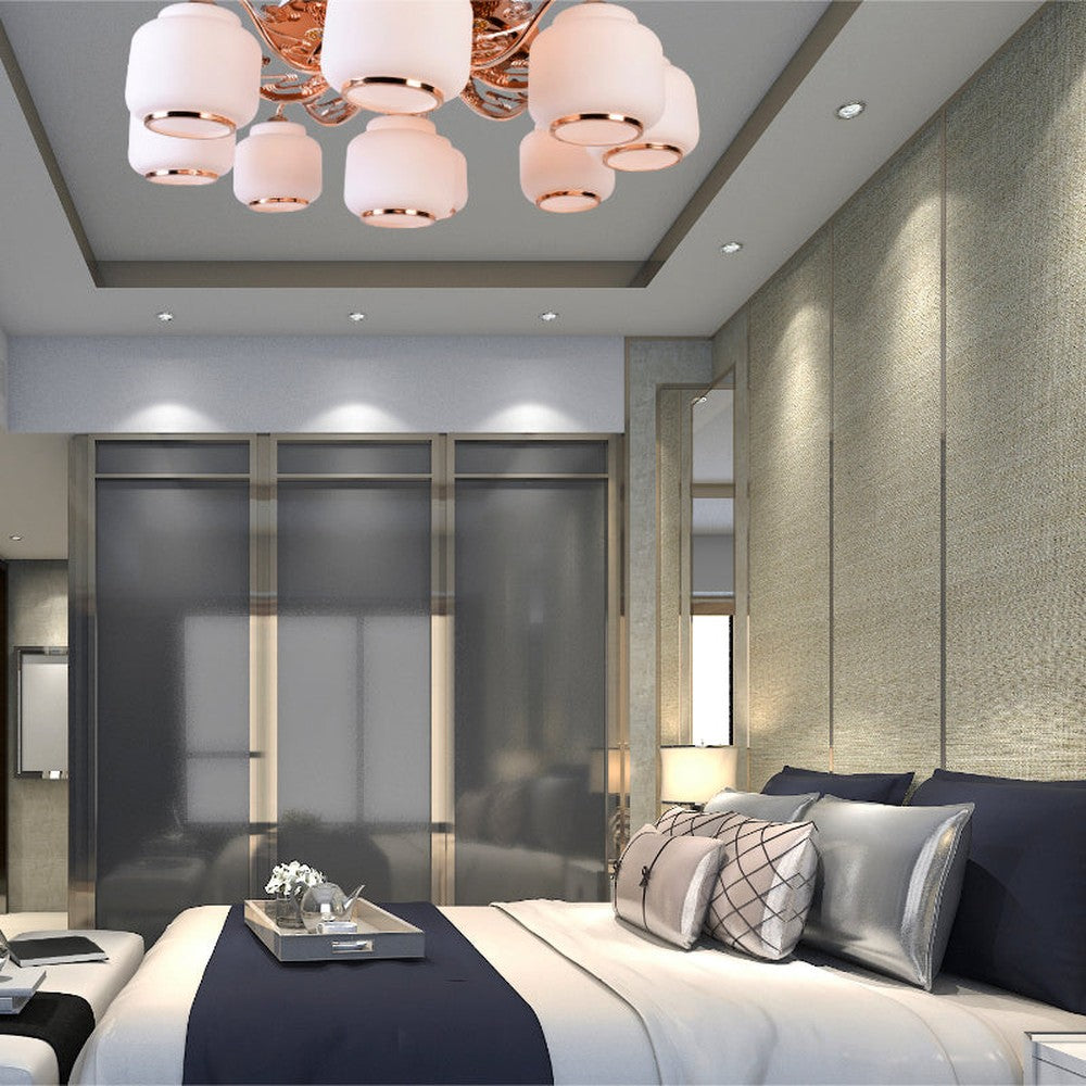 Ceiling Flush Chandelier - 9 Light