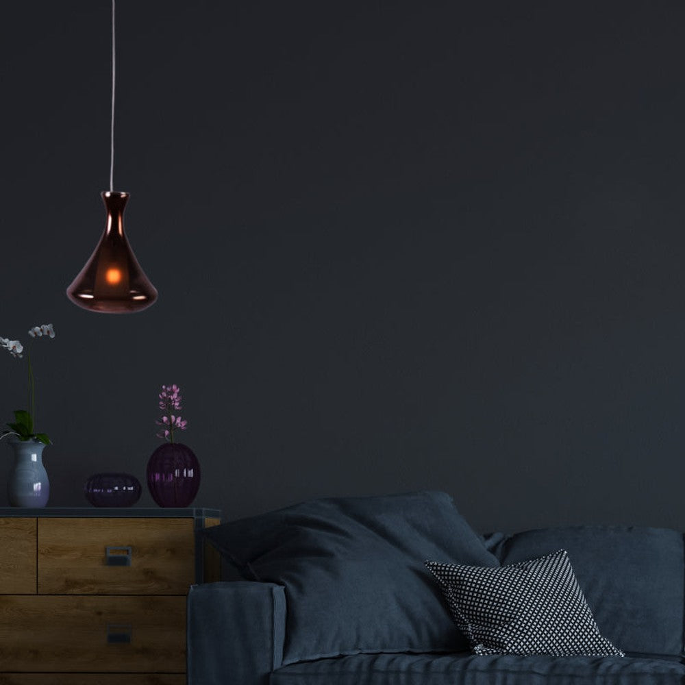 Conical Glass Pendant Light