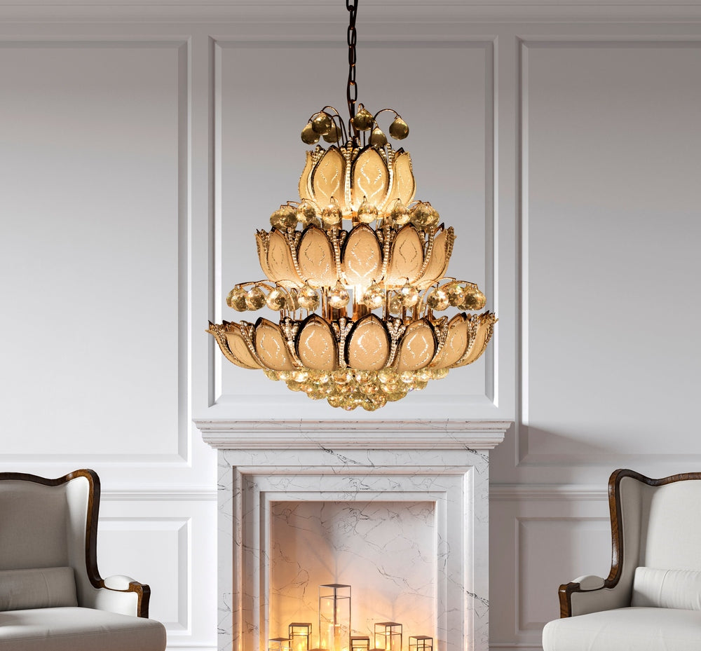 Lotus Chandelier 600mm