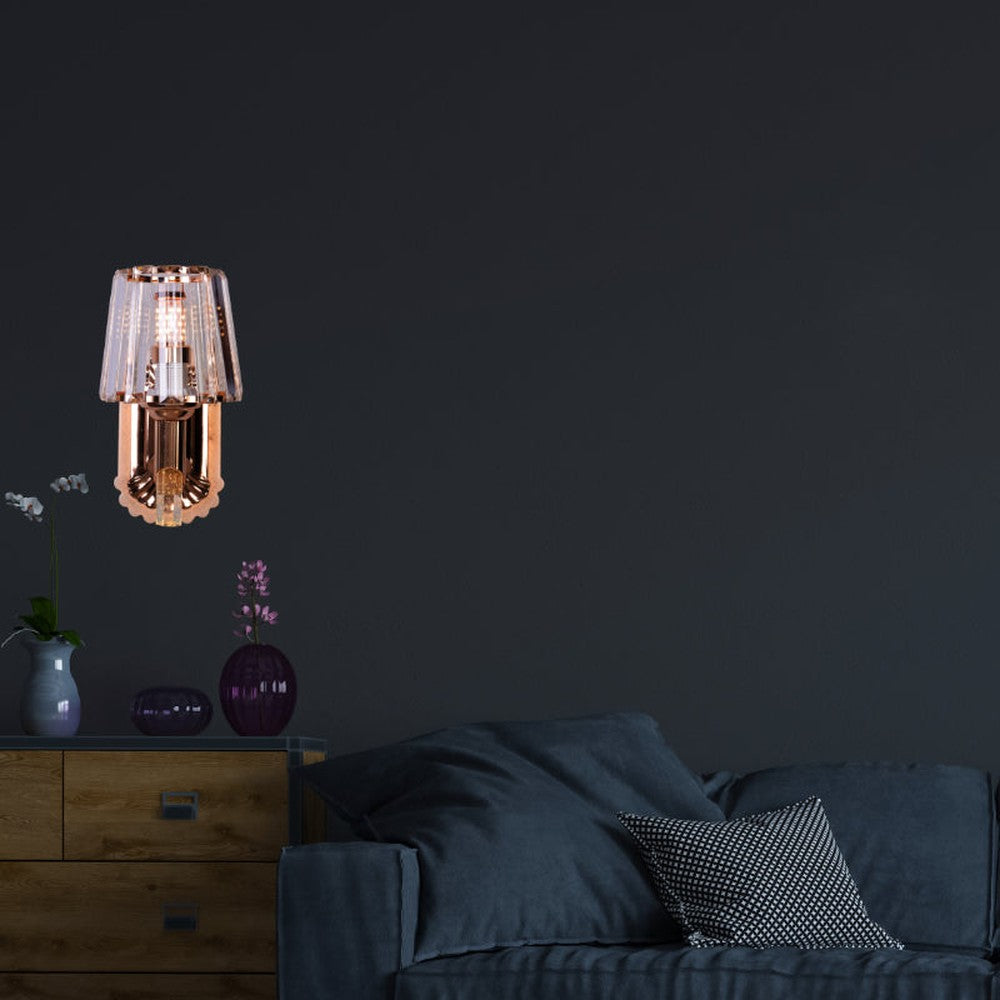 Superior Crystals Wall Light, 1 Arm