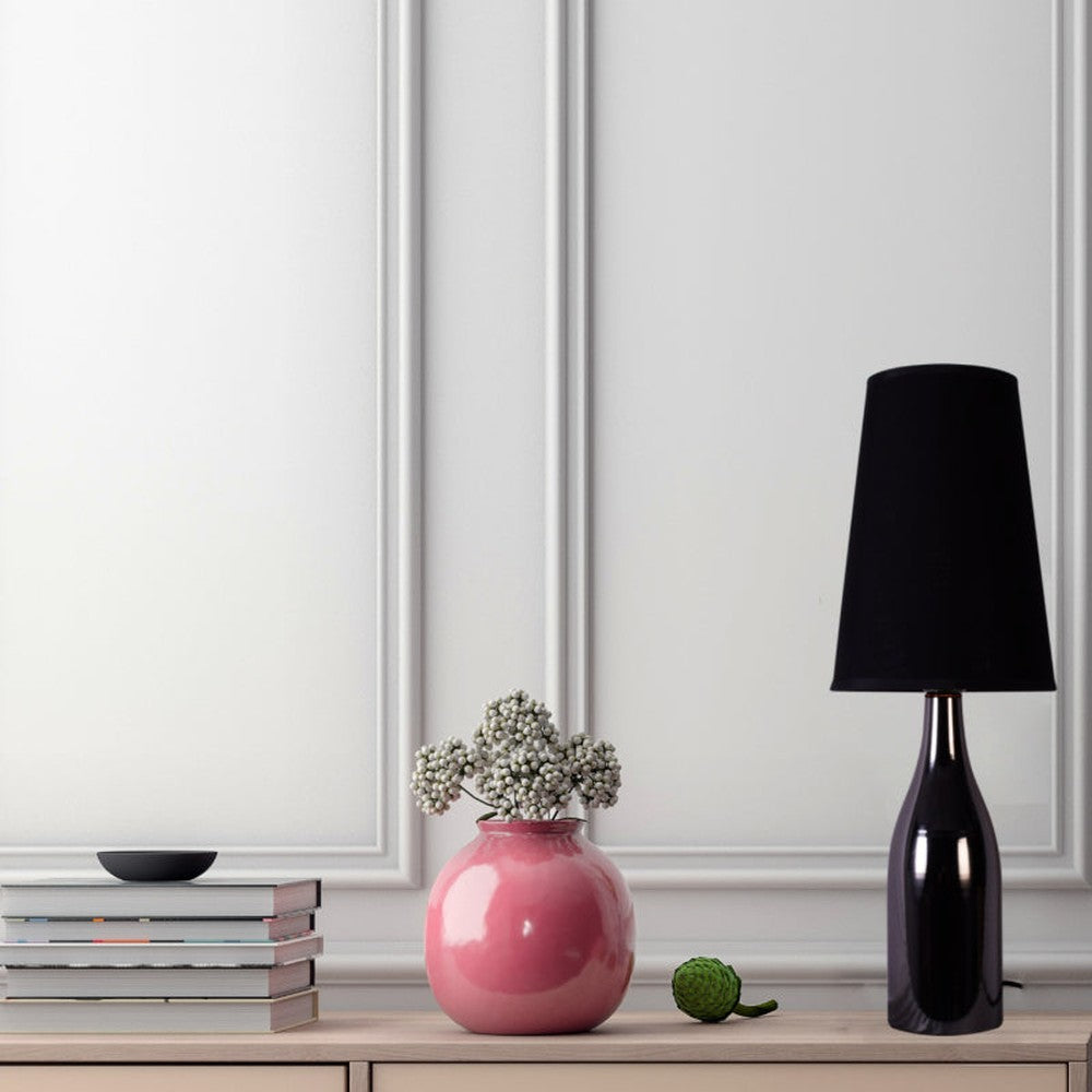 Modern Cylinder Black Table Lamp