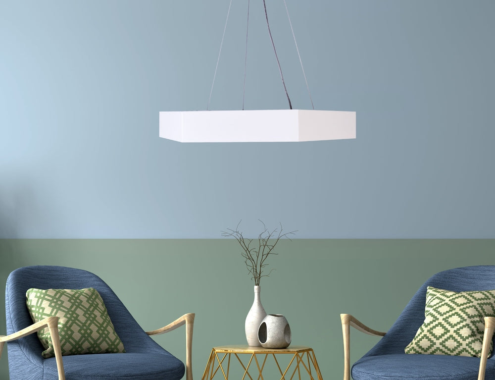 Intergalactic Hexagon LED Chandelier