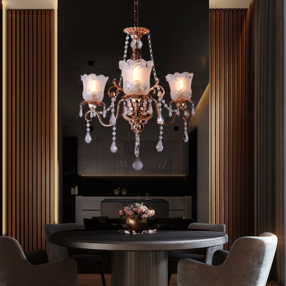 Victorian Chandelier - 3 Light