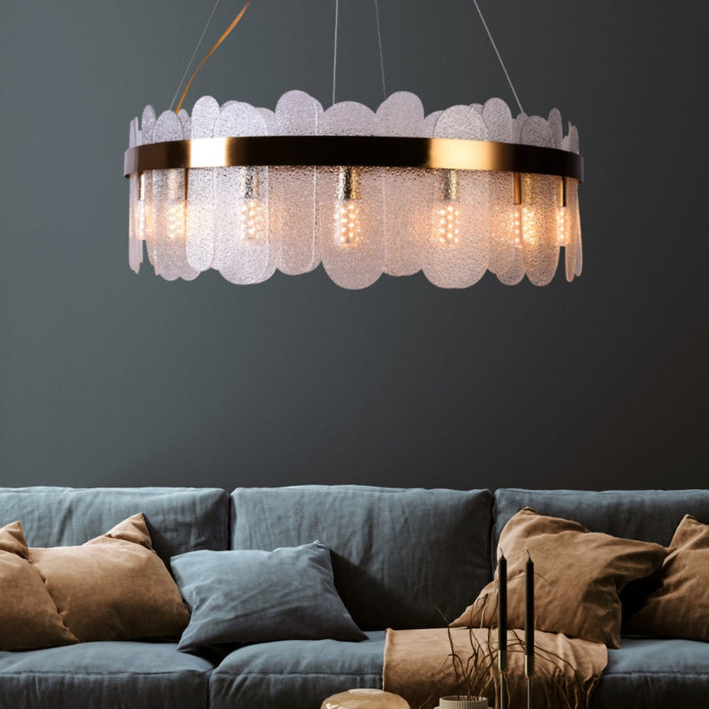 Captiva Crystal Round Chandelier, 800mm
