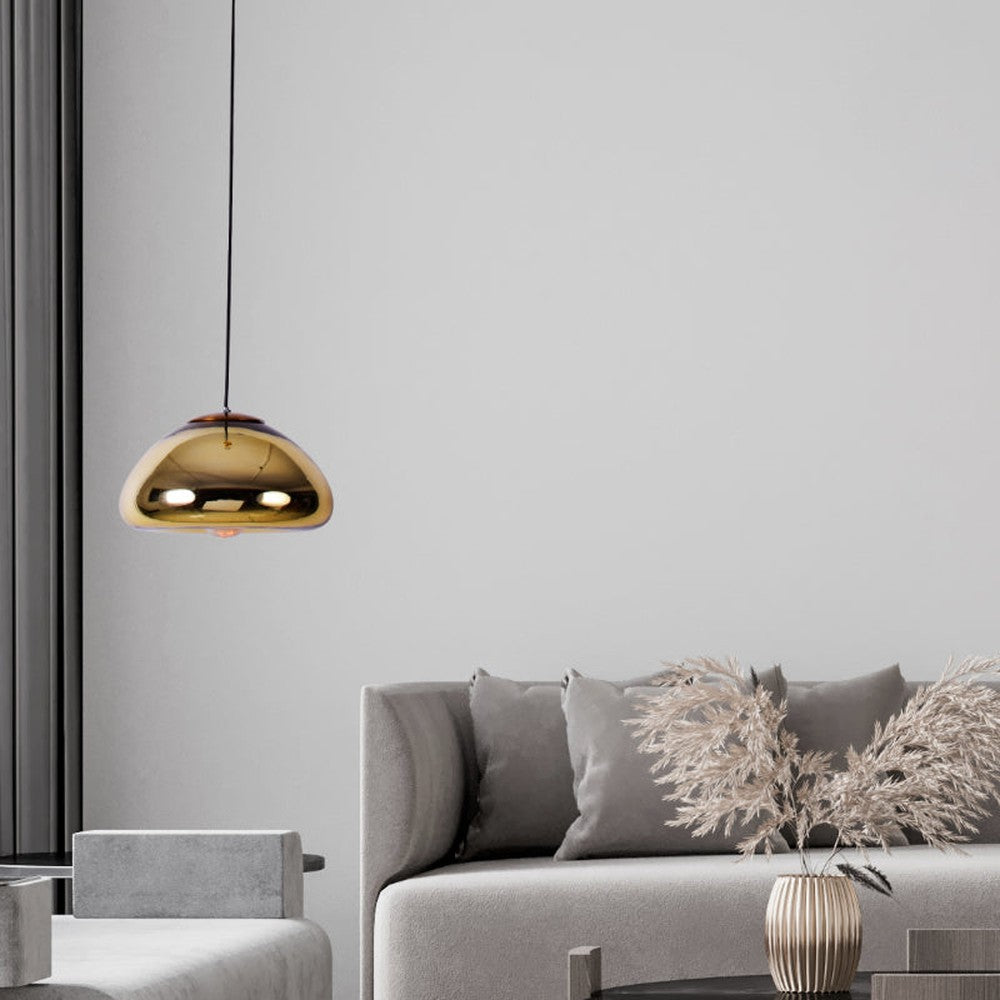 Armstrong Bubble Pendant Light, Gold