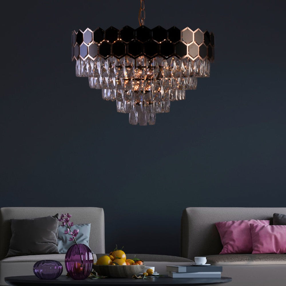 Hexagon Chandelier, 800mm