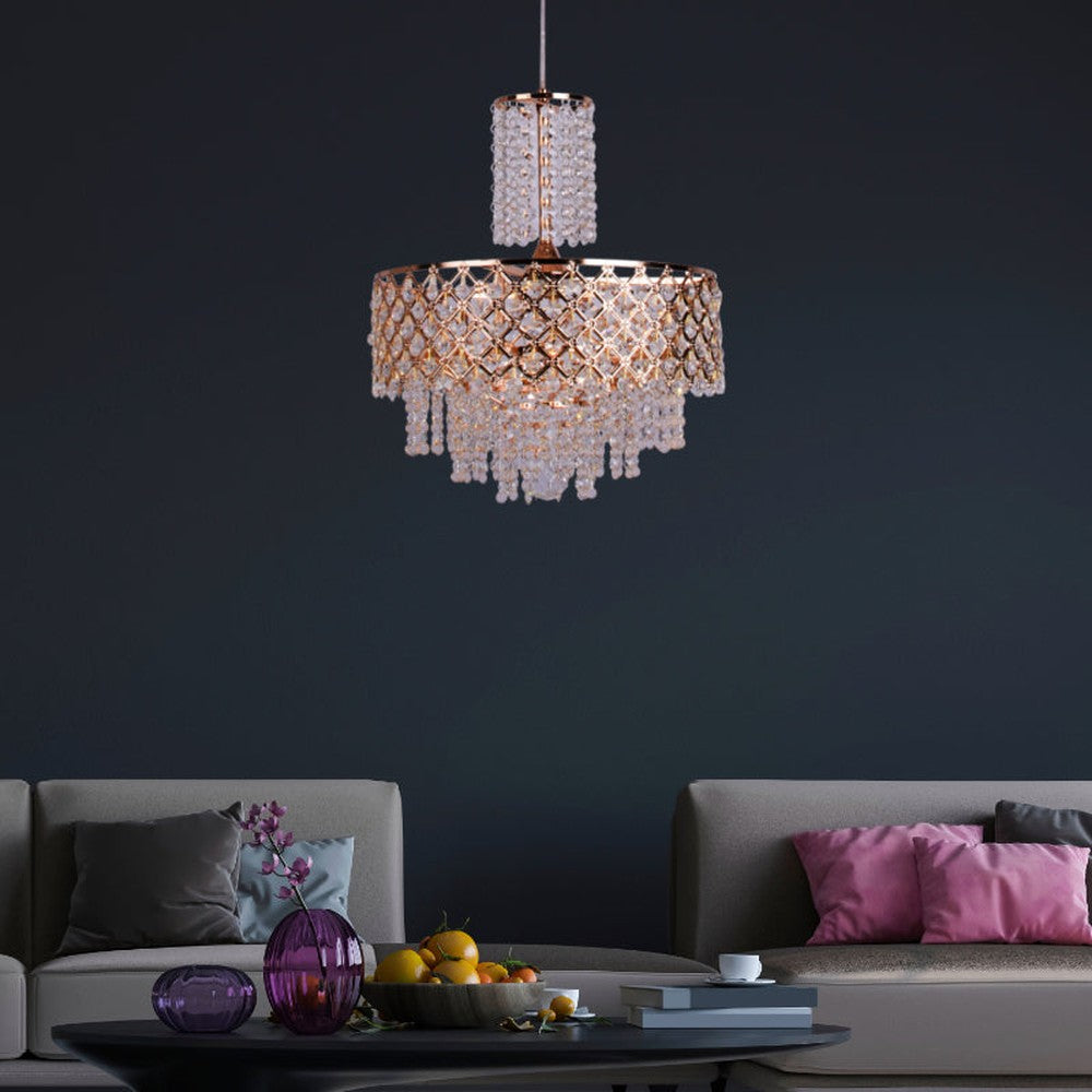 Crystal Crown Chandelier