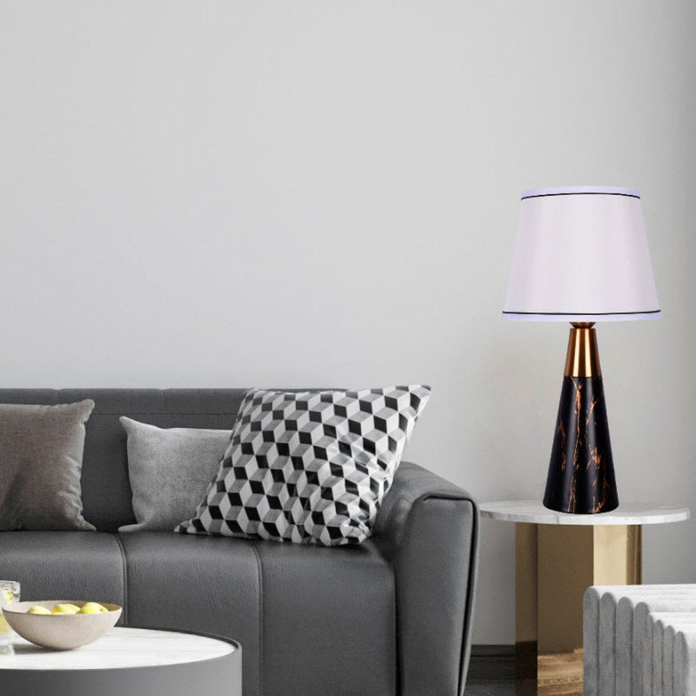 Erika Cone Table Lamp, Black