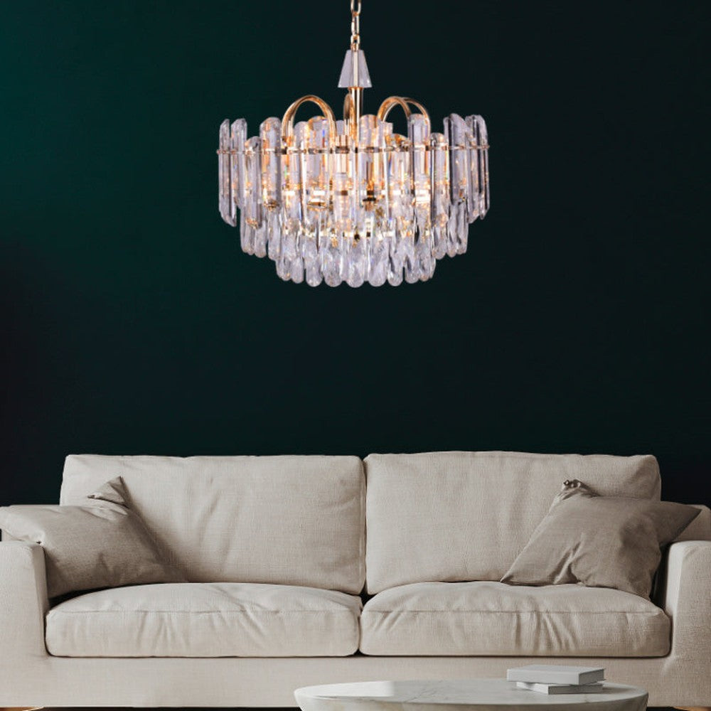Modern Glam Round Crystal Chandelier (550mm)
