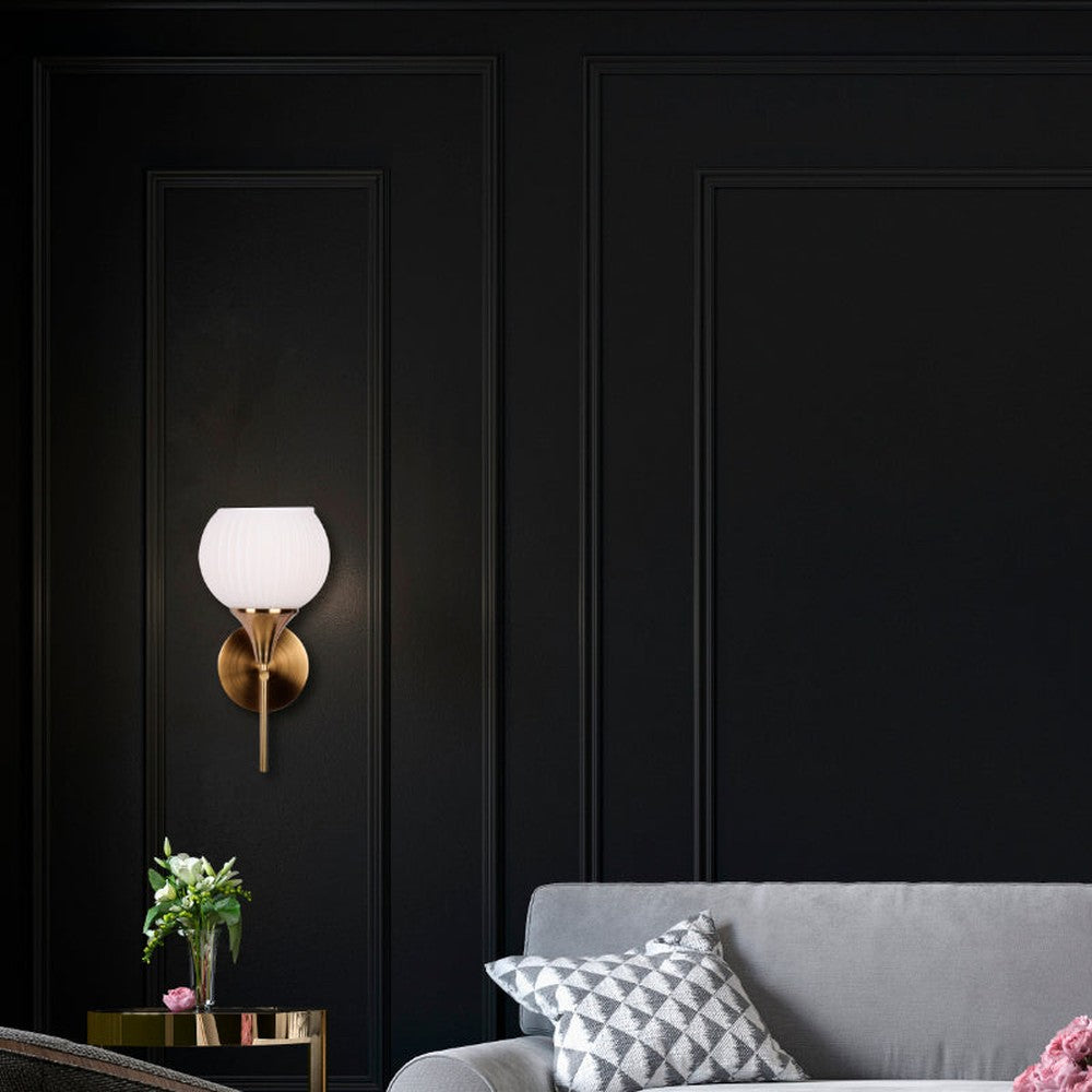 Noah Round Shade Wall Light - 1 Light