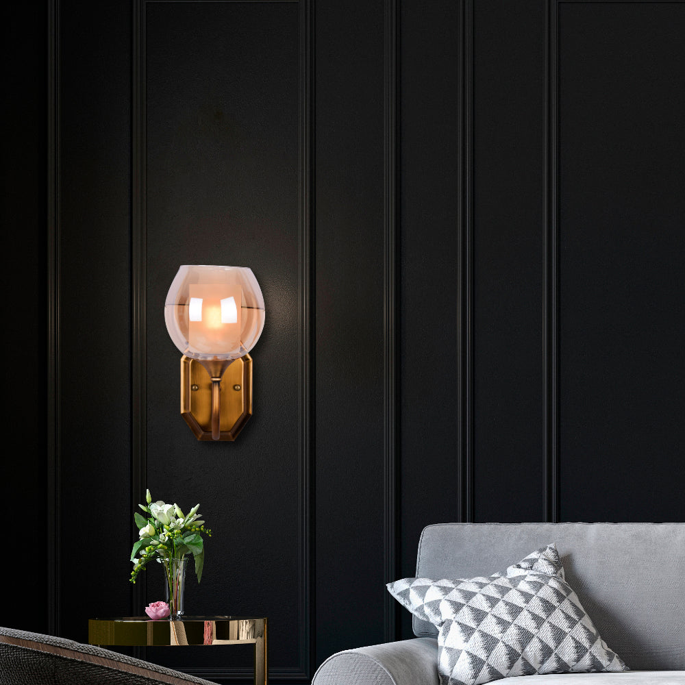 Diner Dual Shade Wall Light - 1 Light