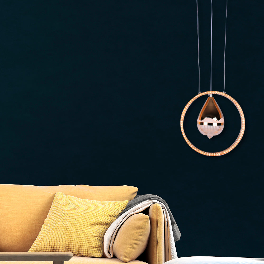 Round Sphere LED Pendant Light