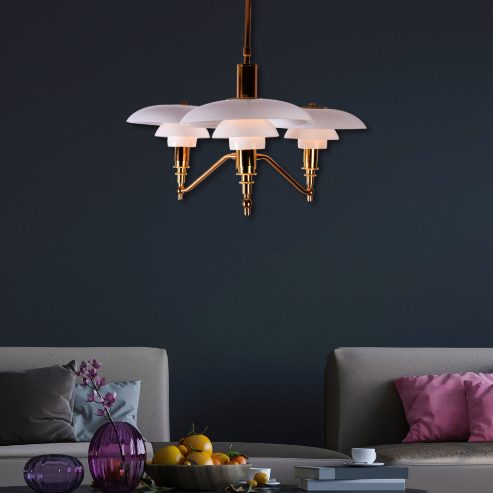 Flying Saucers Chandelier 3 Light