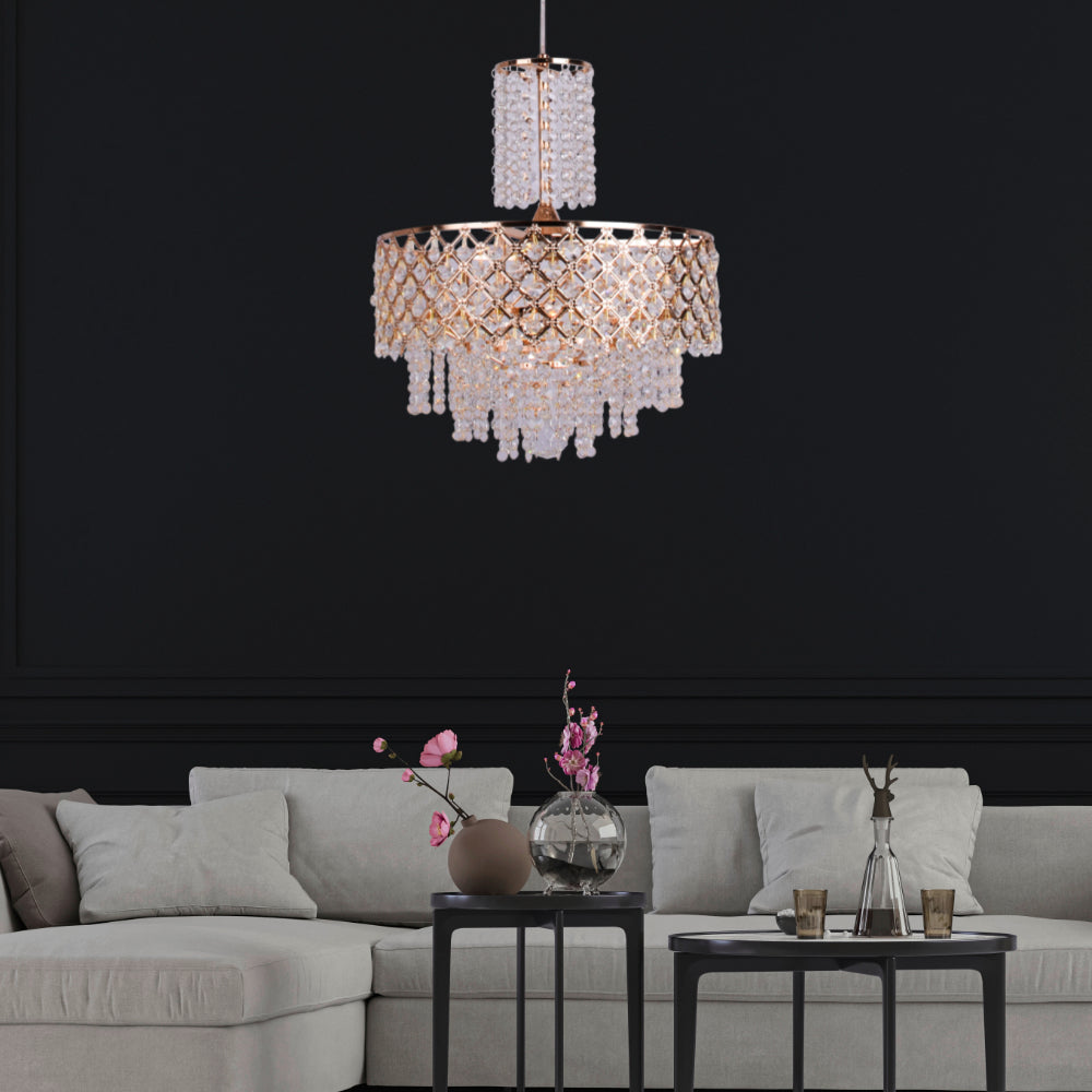 Crystal Crown Chandelier