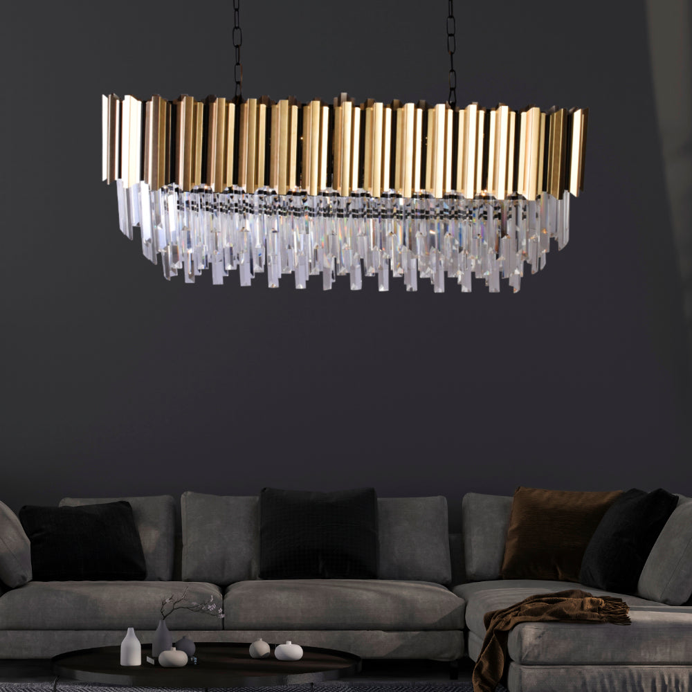 Trellis Rectangle Chandelier