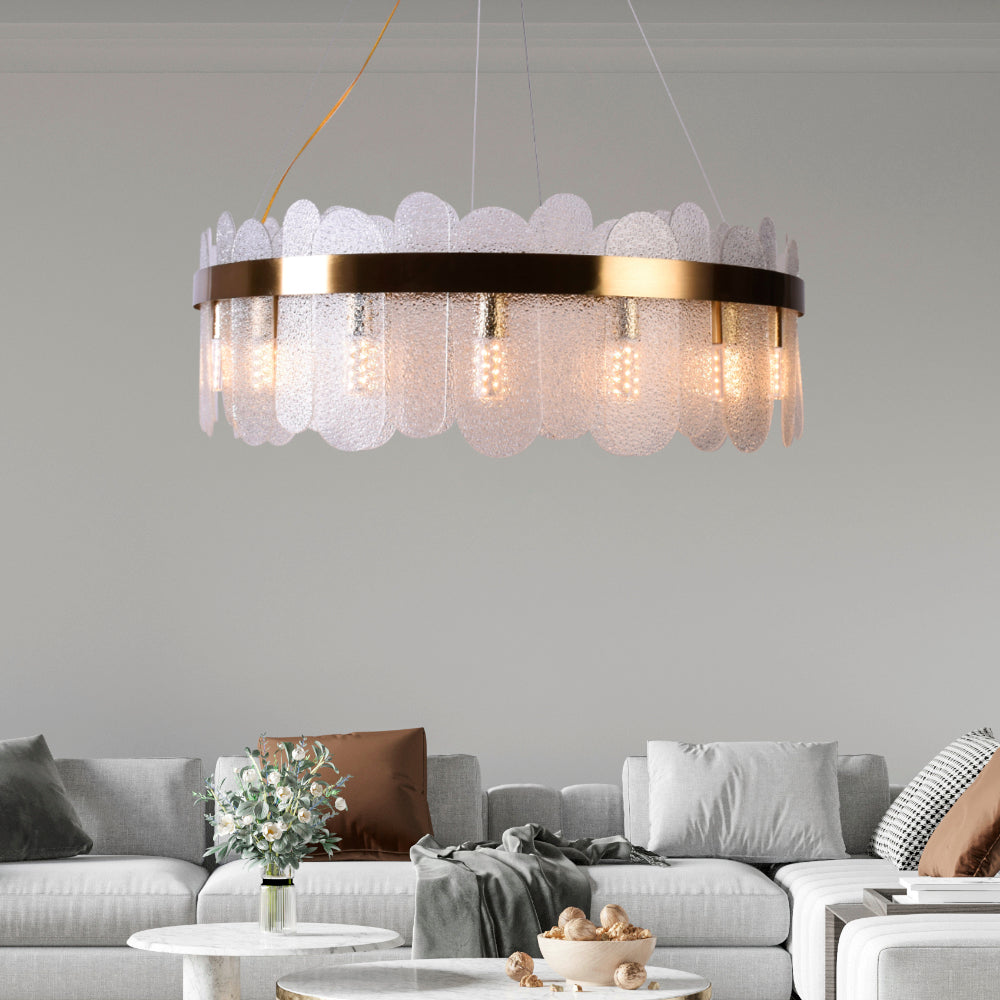 Captiva Crystal Round Chandelier, 800mm