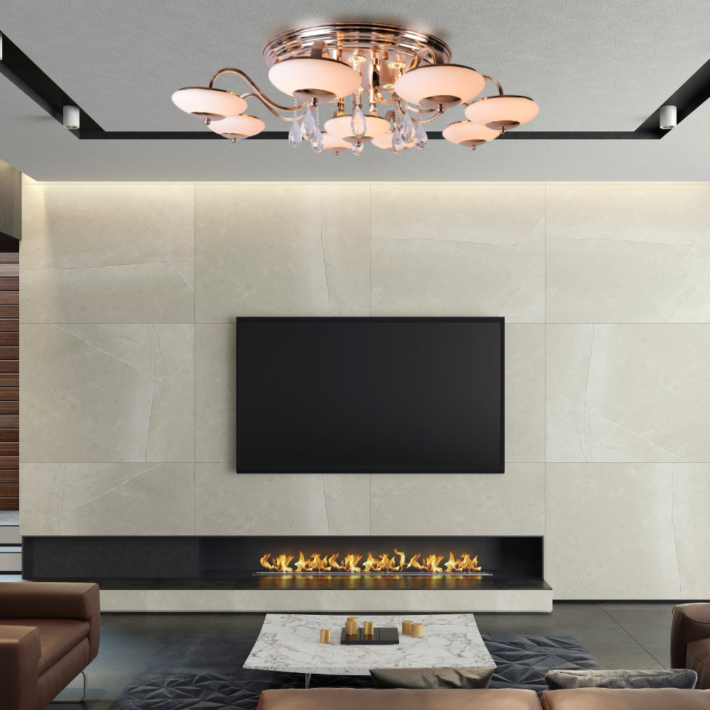 Gold Spider LED Ceiling Light, 9 Arms